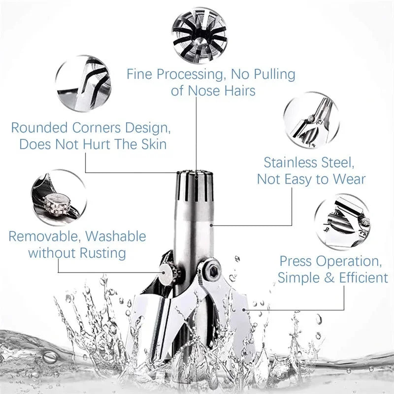 Nose Hair Trimmer For Men And Women Stainless Steel
